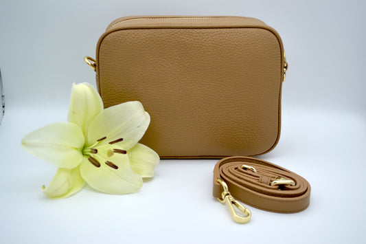 Zest Classic Hand Bag in Light Brown